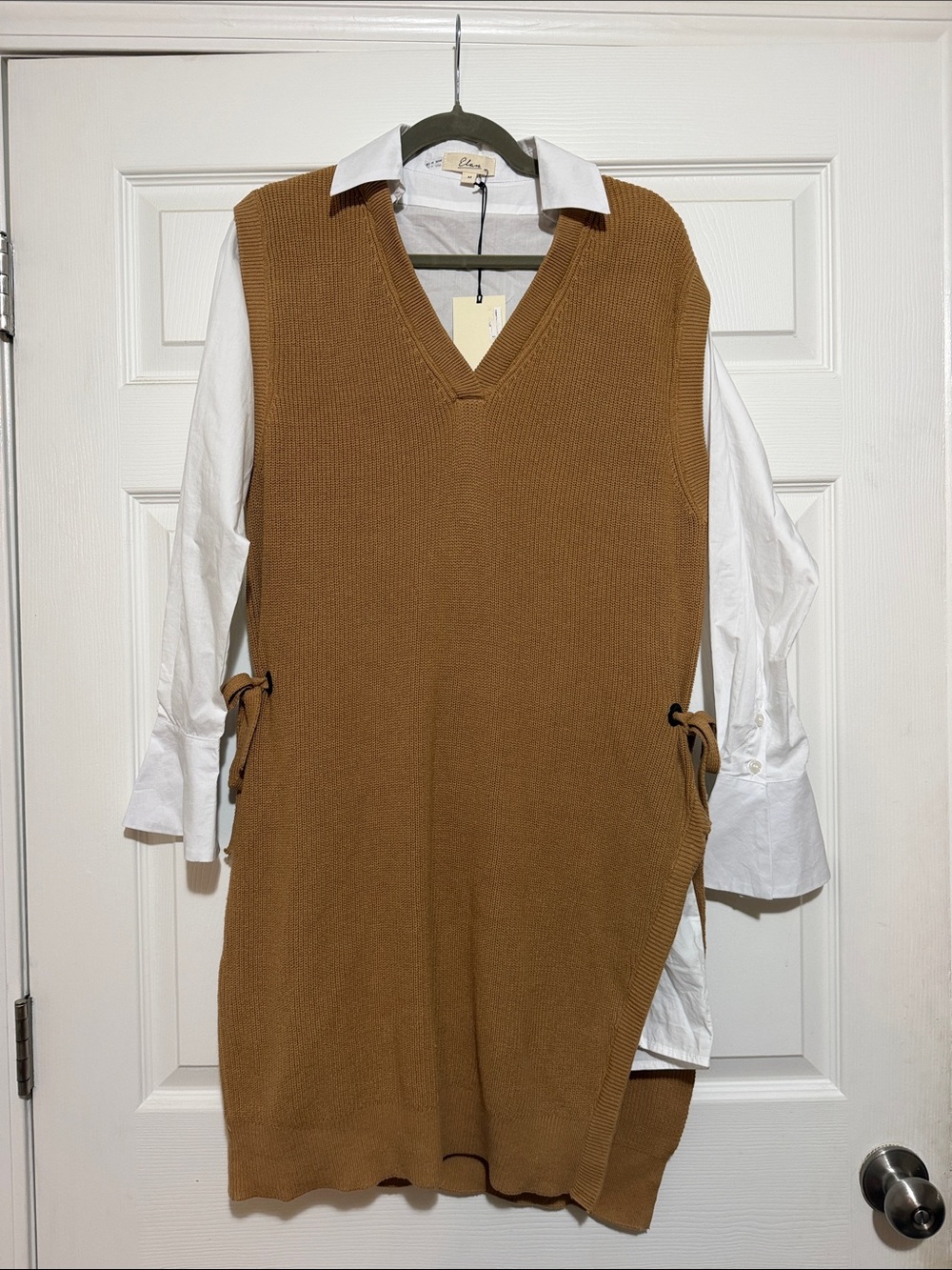 Elan Collard Sweater Dress